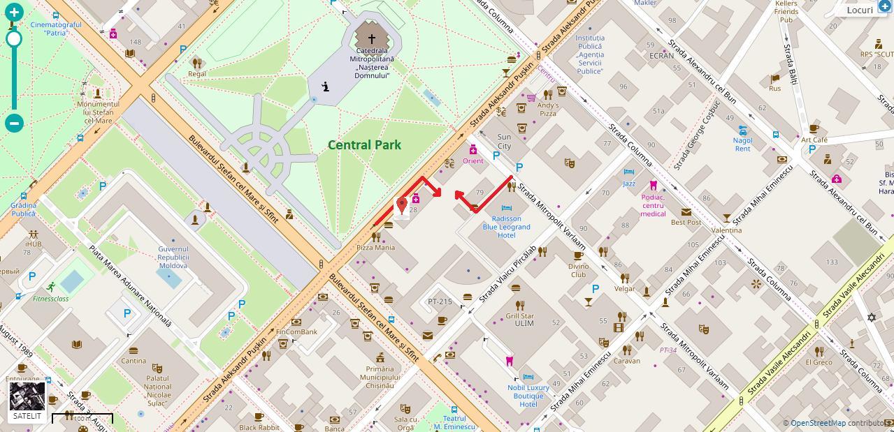 Central Park Apartments Κισινάου Εξωτερικό φωτογραφία